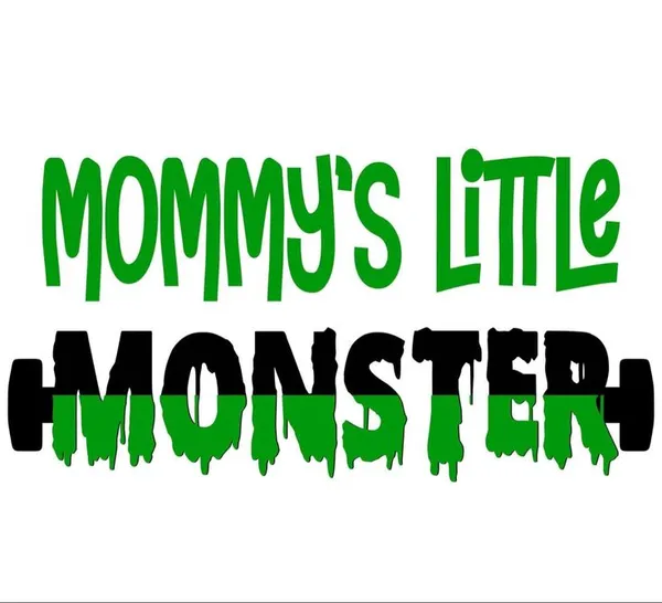 Mommy's_Little_Monster_Print_on_Yellow_Kids_T-Shirt