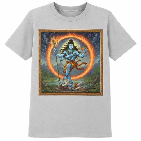 Natraj_Print_on_Grey_T_Shirt