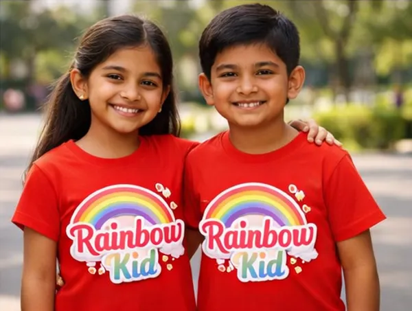 Rainbow_Kids_Print_on_Kids_Tee