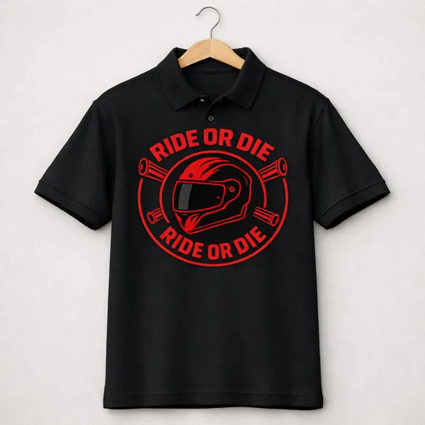 Ride_or_Die_on_Mens_Polo_Shirt