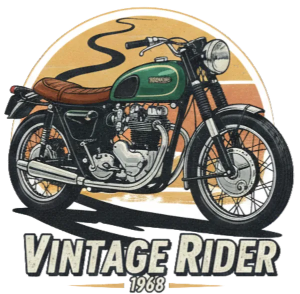 Vintage_Rider_Print_on_Mens_T_Shirt