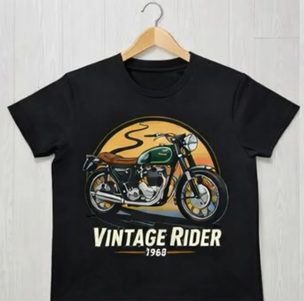 Vintage_Rider_on_Kids_T_Shirt