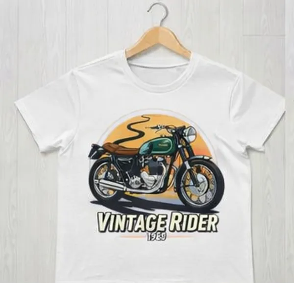 Vintage_Rider_on_Kids_T_Shirt