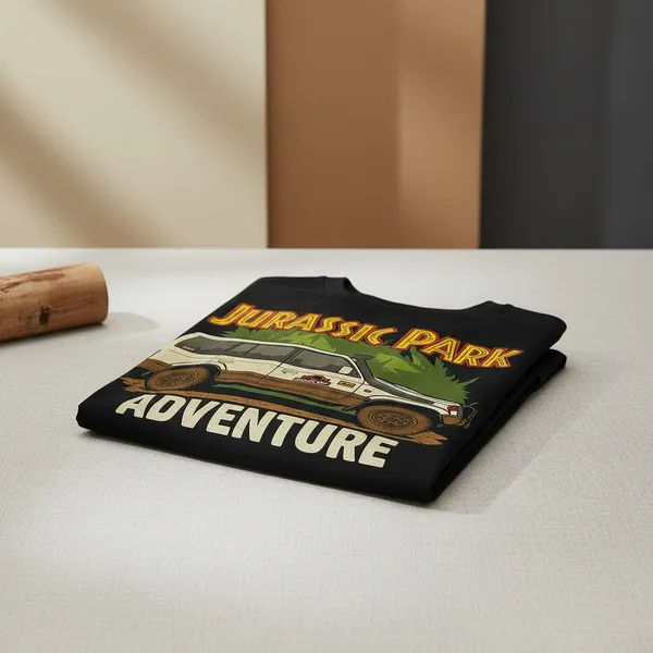 Jurassic_Park_Adventure_Black_T-Shirt