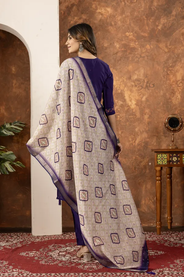 Purple_Marina_Silk_Embroidered_Kurta_Pant_Set_For_Women