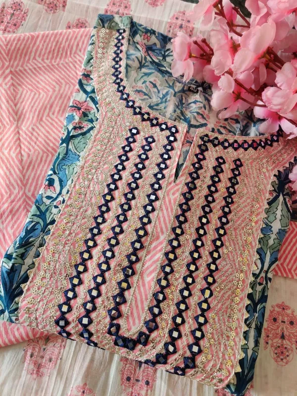 Blue_and_Pink_Stylish_Floral_Print_Kurta_Set_with_Pant_&_Dupatta_for_Women