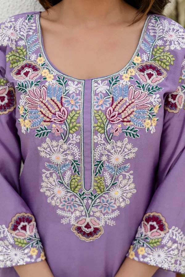 Lavender_Chinon_Embroidered_Palazzo_Set_with_Zardosi_Hand_Work_|_Party_Wear_Ethnic_Outfit_for_Women