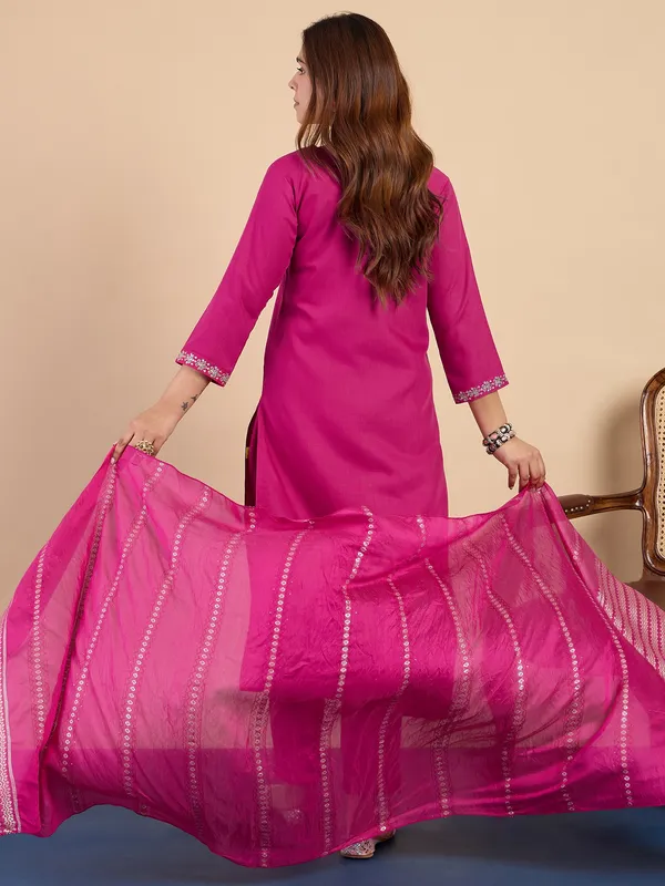 Pink_Women's_Traditional_Embroidered_Kurta_Pant_Set_with_Silk_Dupatta_|_Women's_Ethnic_Wear