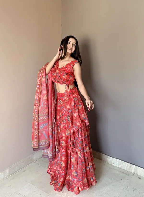 Floral_Printed_Lehenga_Set_with_Stylish_Sleeveless_Blouse_&_Designer_Dupatta