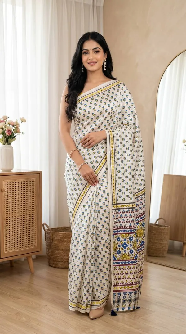Soft_Satin_Ajrakh_Print_Soft_Silk_Saree_with_Mirror_Work_&_Designer_Border