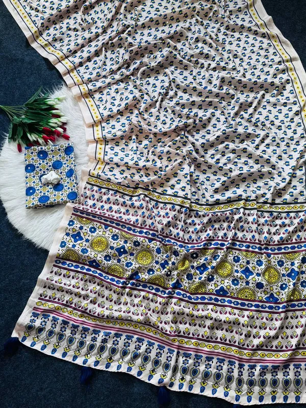 Soft_Satin_Ajrakh_Print_Soft_Silk_Saree_with_Mirror_Work_&_Designer_Border