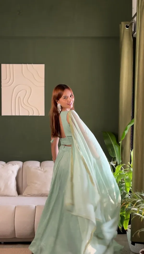 Pastel_Mint_Embroidered_Lehenga_Set_with_Zari_Blouse_&_Net_Dupatta_|_Festive_Wear_for_Women