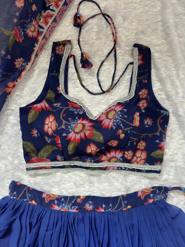 Navy_Blue_Georgette_Floral_Digital_Print_Lehenga_Set_with_Padded_Blouse_&_Dupatta