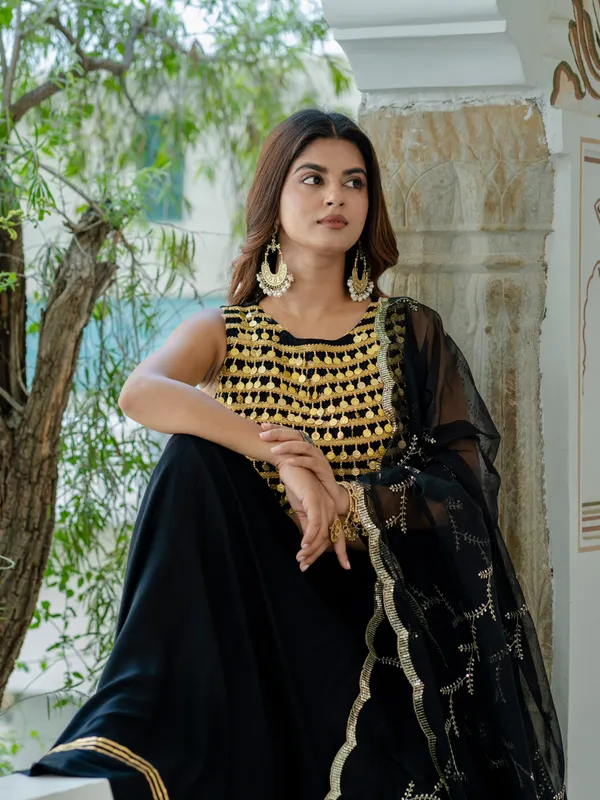 Black_Pure_Rayon_Designer_Lehenga_Choli_with_Coin_Work_&_Embroidered_Net_Dupatta_|_Garba_&_Dandiya_Wear_|_Navaratri_Edition