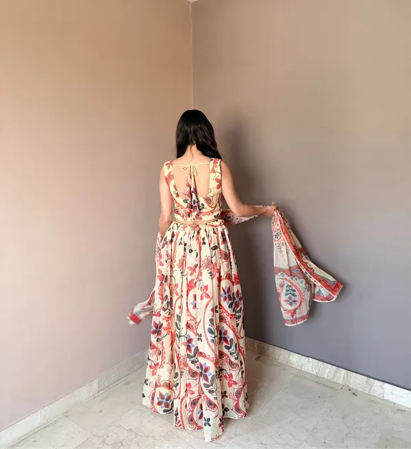 Pure_Organza_Floral_Printed_Lehenga_Set_with_Hand-Work_Blouse_&_Designer_Dupatta