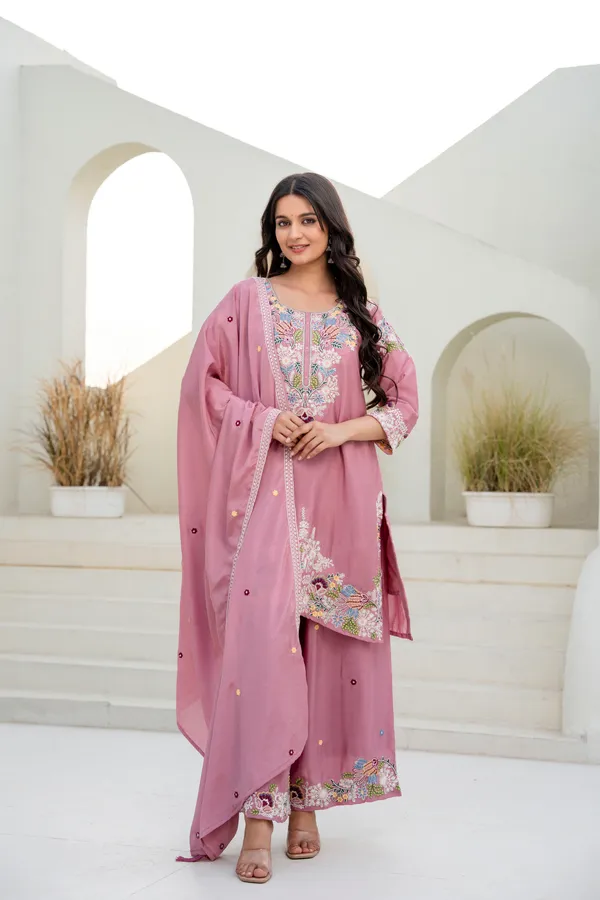 Pink_Chinon_Embroidered_Palazzo_Set_with_Zardosi_Hand_Work_|_Party_Wear_Ethnic_Outfit_for_Women