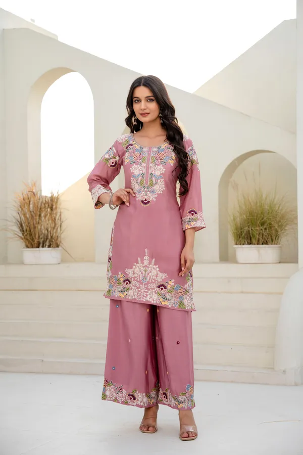 Pink_Chinon_Embroidered_Palazzo_Set_with_Zardosi_Hand_Work_|_Party_Wear_Ethnic_Outfit_for_Women