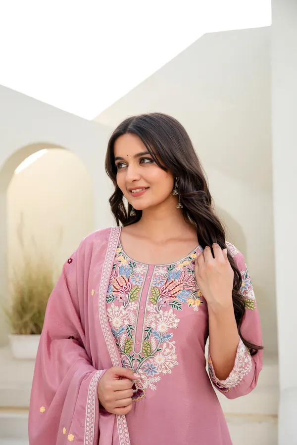 Pink_Chinon_Embroidered_Palazzo_Set_with_Zardosi_Hand_Work_|_Party_Wear_Ethnic_Outfit_for_Women