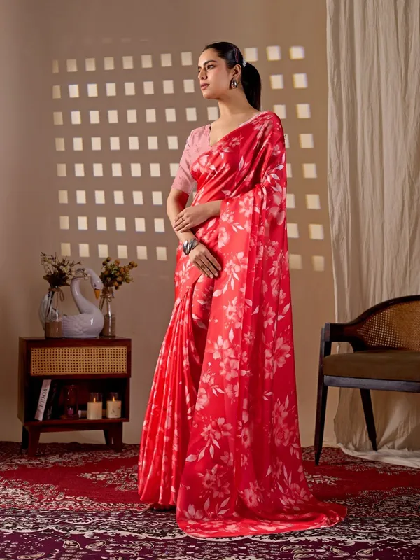 Red_Floral_Digital_Print_Soft_Satin_Georgette_Saree_with_Matching_Blouse_Piece_for_Women