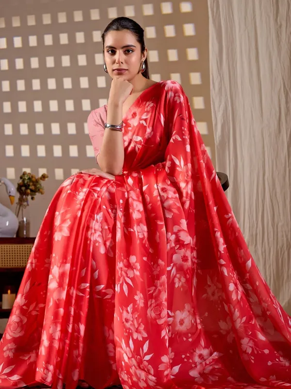 Red_Floral_Digital_Print_Soft_Satin_Georgette_Saree_with_Matching_Blouse_Piece_for_Women