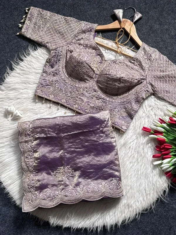 Lavender_Bollywood_Organza_Jimmy_Jimmy_Saree_with_Heavy_Hand_Work_Embroidered_Stitched_Blouse_for_Women_|_Wedding_Saree