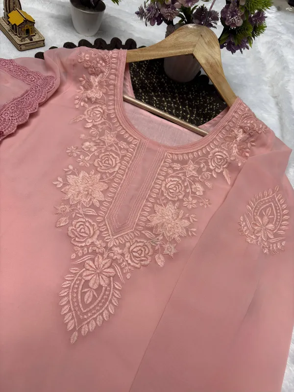Pink_Georgette_Embroidered_Gown_Set_with_Palazzo_&_Dupatta_|_Party_Wear_Ethnic_Outfit_for_Women
