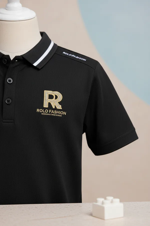 Polo_Arnova_Black_Polo_T-Shirt_With_Embroidered_Logo_For_Boys