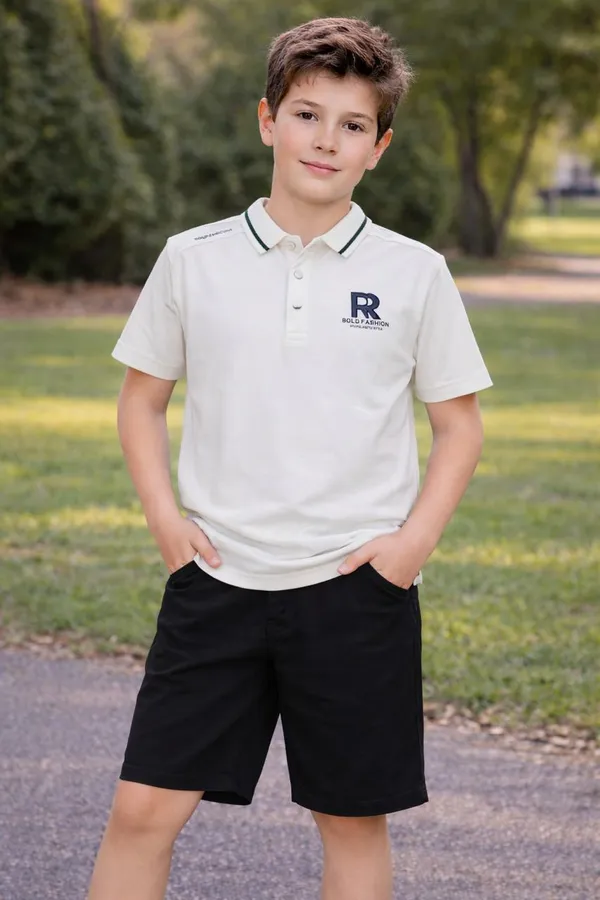 White_Polo_T-Shirt_With_Logo_For_Boys