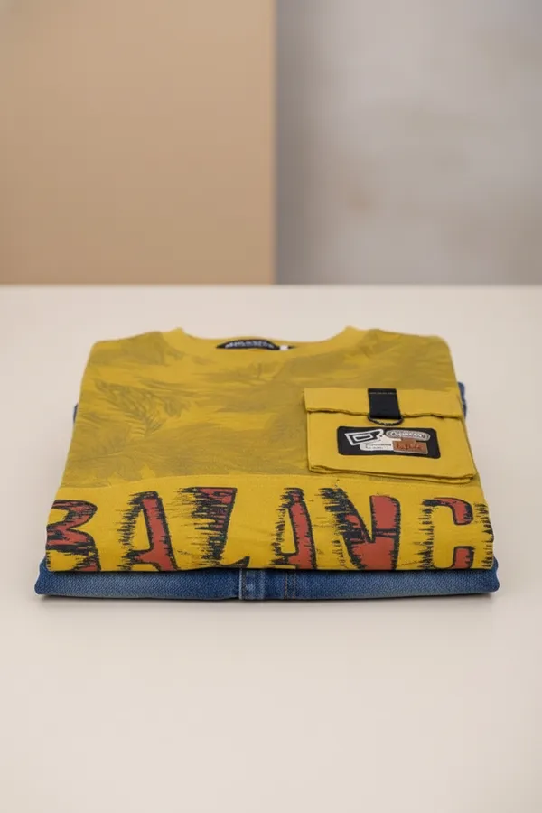 Boys_Yellow_Graphic_Print_T-Shirt_With_Pocket_Detail