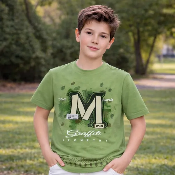 Boys_Green_Graphic_Print_T-Shirt_-_Graffiti_Geometry_Design