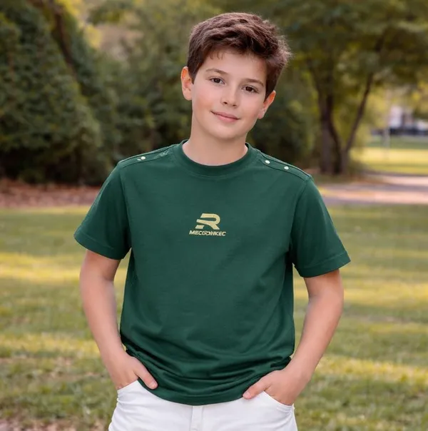 Recoback_Boys_Green_Sports_T-Shirt