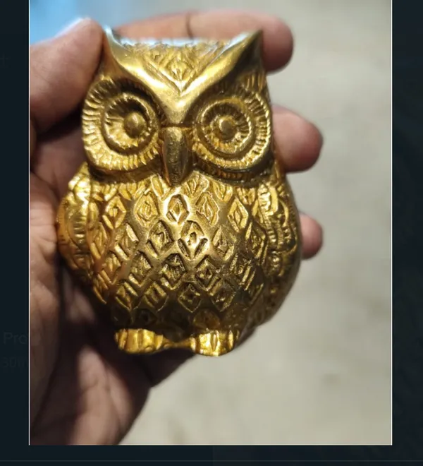 Premium_Brass_Golden_Owl_Figurine_Decorative_Statue