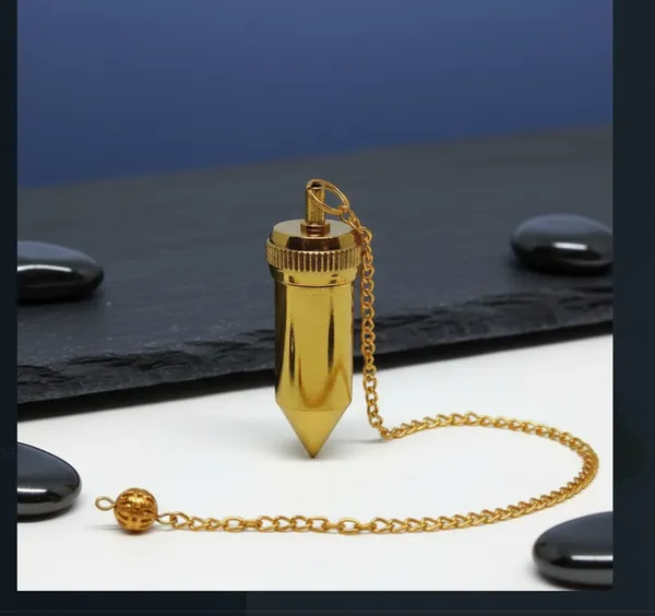 Premium_Brass_Golden_Chain_Divination_Dowsing_Pendulum