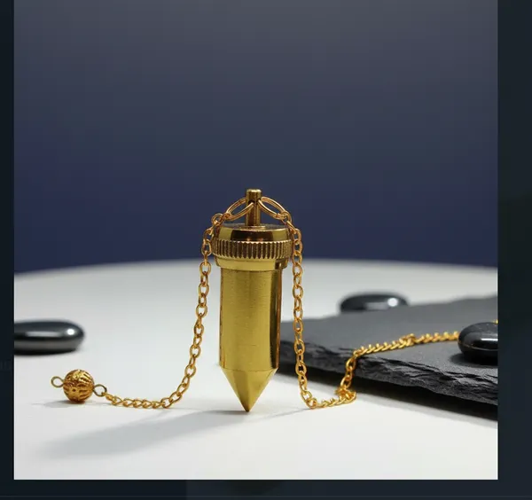 Premium_Brass_Golden_Chain_Divination_Dowsing_Pendulum