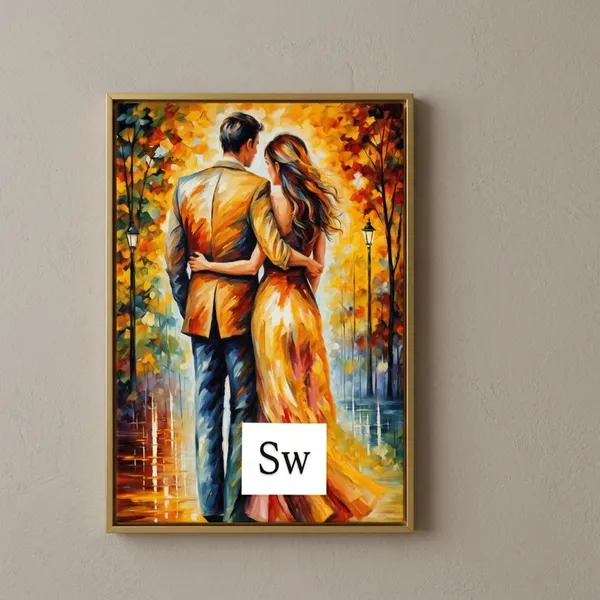 Premium_Plastic_Impressionist_Romantic_Couple_Autumn_Multicolour_Wall_Painting