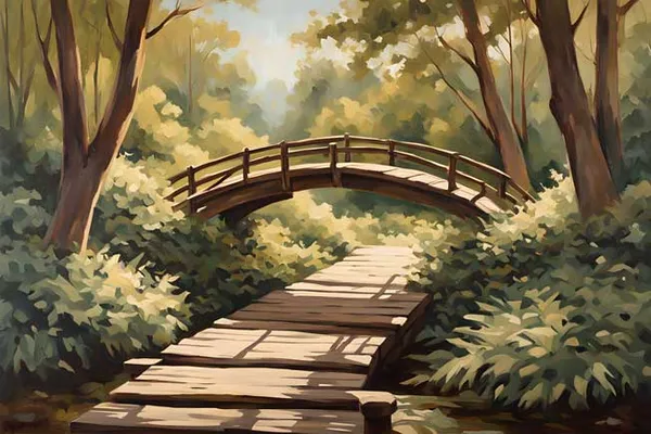 Forest_Bridge_Landscape_Paint_By_Numbers_Canvas_Art_Kit