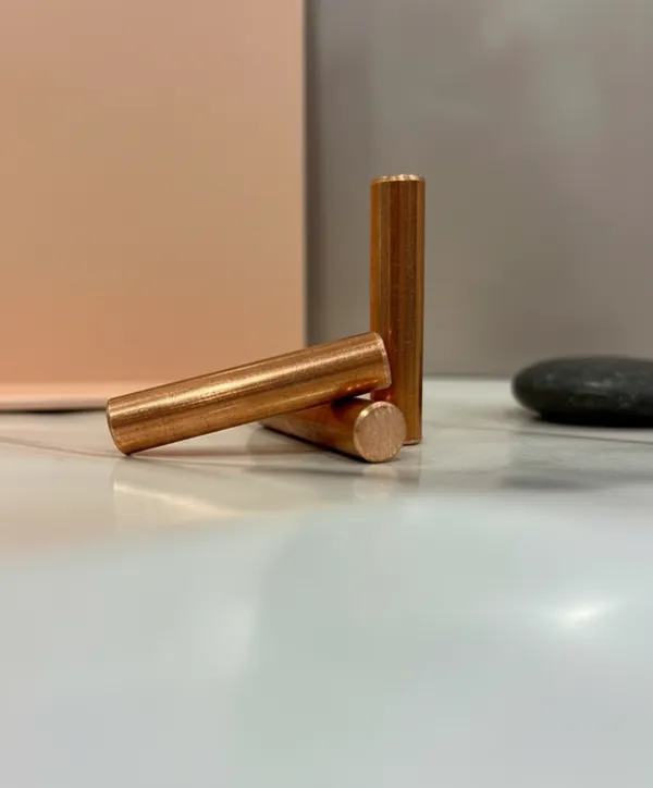 Premium_Copper_Cylindrical_Metal_Studs_Set_Of_2_(each_set_has_3_studs)
