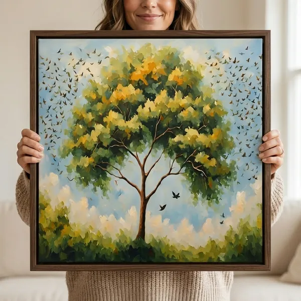 Decorative_Tree_Of_Life_Canvas_Wall_Art_Painting