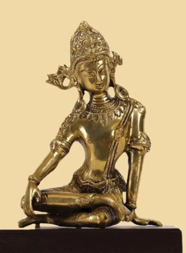Premium_Brass_Tara_Devi_Seated_Statue_Golden_Finish