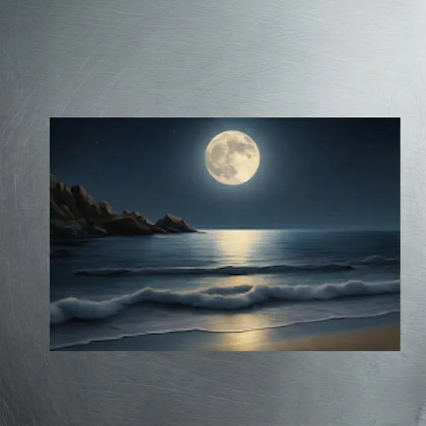 Premium_Plastic_Seascape_Moonlit_Ocean_Blue_Black_Wall_Painting
