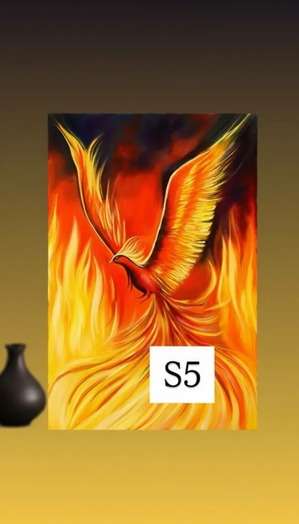 Premium_Plastic_Mythical_Phoenix_Rising_Flame_Golden_Wall_Painting