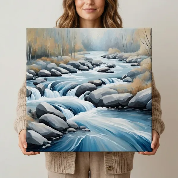 Winter_Landscape_Canvas_Wall_Art_Serene_Snow_River_Painting