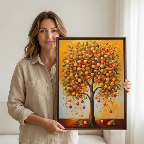 Premium_Canvas_Nature_Tree_Birds_Abundance_Wall_Painting