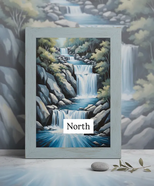 Premium_Canvas_Nature_Tree_Birds_Waterfall_Wall_Painting