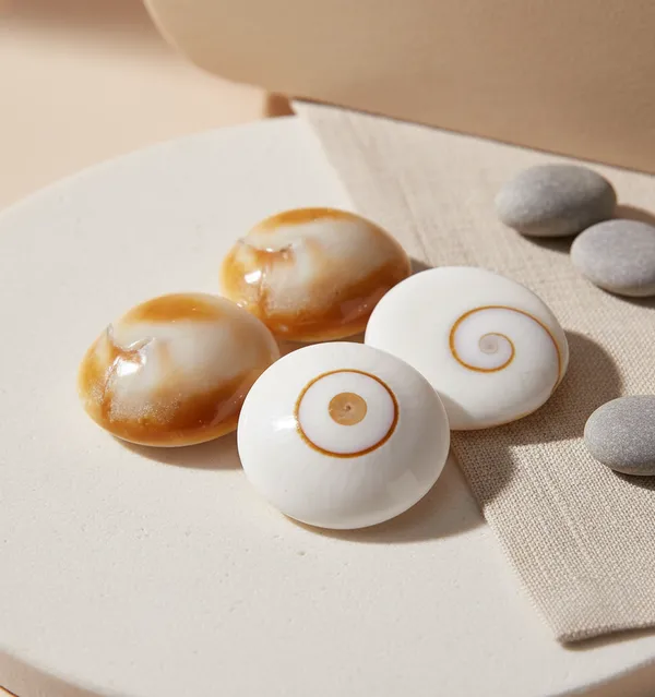 Premium_Natural_White_Spiral_Shell_Set_Of_5_(Total_4_sets)