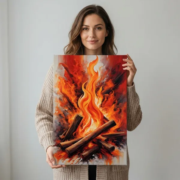Vibrant_Campfire_Flames_Canvas_Wall_Art_Painting