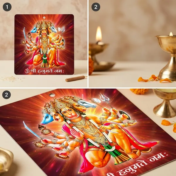 Panchmukhi_Hanuman_Religious_Poster_With_Om_Mantra