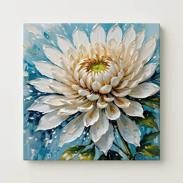Elegant_White_Dahlia_Flower_Painting_Premium_Wall_Art_Decor