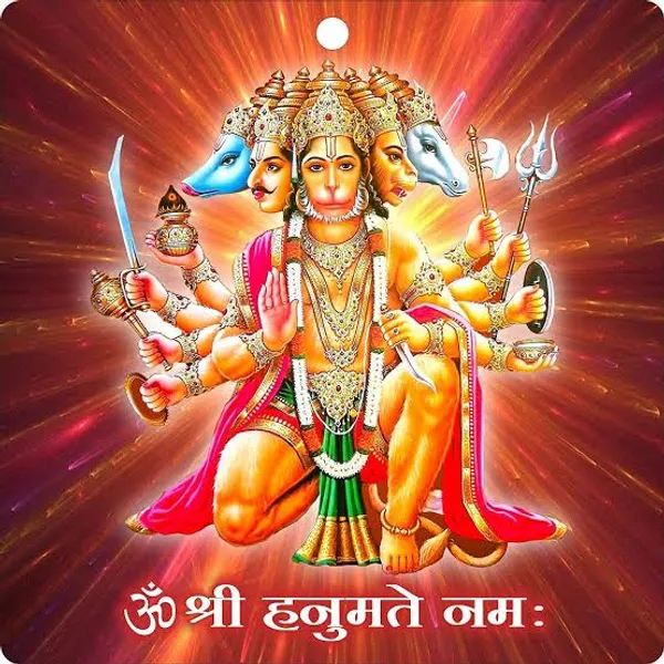 Panchmukhi_Hanuman_Religious_Poster_With_Om_Mantra