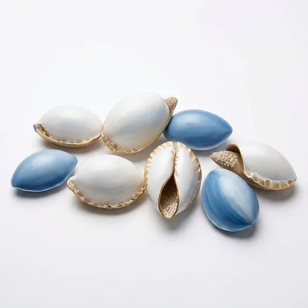 Decorative_Shell_Collection_Blue_And_White_Seashells_Set